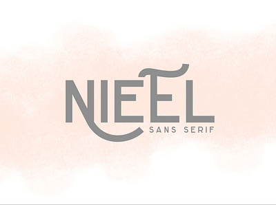 NIEEL - Sans Serif branding classic design display font fonts handlettering lettering logo logotype modern font sans font sans serif simple font typography vector