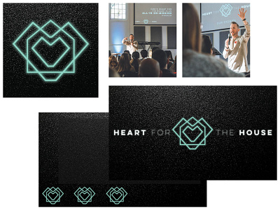 Heart for the House Collateral branding design icon illustration layout logo