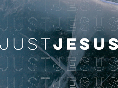 Just Jesus Series Artwork branding design icon illustration layout logo typography