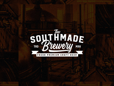 SouthMade Brewery badge badge logo badgedesign brandidentity branding branding design logodesign type typography vector