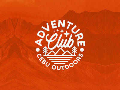 Adventure Club logo adventure badge design badge logo camping design logo logodesign minimal mountains nature outdoor outdoor badge outdoor logo trees vector