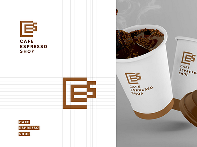 Cafe Espresso Shop brand brandidentity branding cafe coffee espresso identity logo logodesign shop