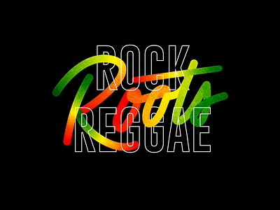 Roots Rock Reggae apparel design designer logo reggae rock roots tshirt typography