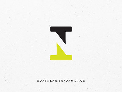 Northern Information branding design logo logodesign minimal negative space negative space logo