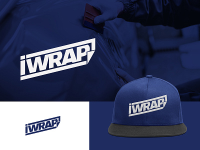 iwrap logo brandidentity branding branding design clean clean creative logo minimal minimal art simple vehicle wrap wrap