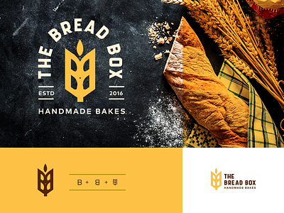 The Bread Box Logo bad badge logo badgedesign bakery bakery logo branding flat design logo logodesign minimal minimal branding