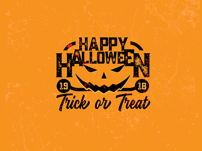 Trick or Treat design graphic design halloween halloween design logotypedesign logotypes pumkin