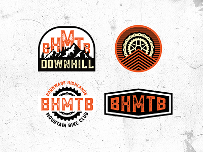 BHMTB Badges badge logo badgedesign bike bike logo club logo logo mountain bike