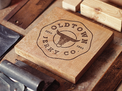 Old town Jerky Co. logo