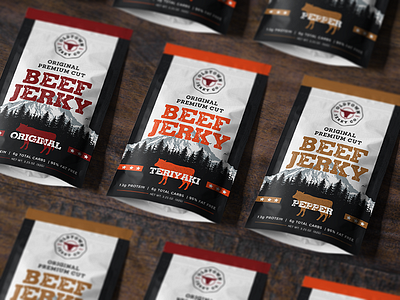 Oldtown Beef Jerky Packaging Design