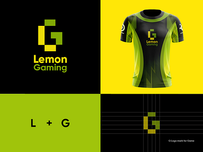 Lemon Gaming Branding apparel brand brandidentity branding branding design design esport esports logo gaminglogo icon illustration logo logodesign minimal type typography vector