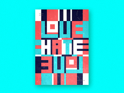 Love Hate Love Poster illustration inspiration motivation poster a day poster art poster design posterdesigner type design typography