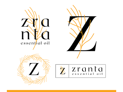 Zranta essential oil logo concept badge badge logo badgedesign branding branding design design essential oil logo logodesign logomark logotypes minimal oil vector