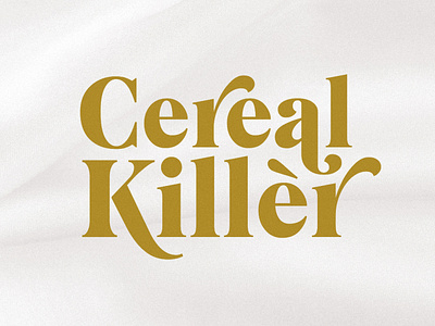 Cereal Killer Shirt Design apparel design apparel graphics brand design graphicdesign graphics logo logodesign shirtdesign type typography vector