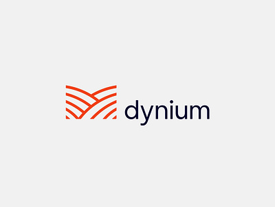 Dynium logo design agriculture agro dynium farm line art logo design minimal modern robotics