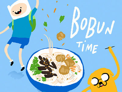 Bobun time adventure illustration time