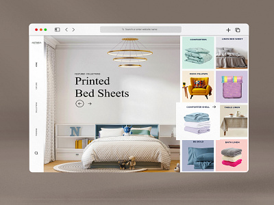 Astara e-Commerce bedding branding colors ecommerce fashion graphic design illustration lodo textile ui user experience user interface ux webdesign
