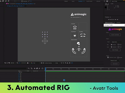 Animagic Avatr Toolkit 1.0 ae animation animation after effects avatar character design illustration personal script
