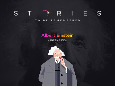 Stories - Albert Einstein 2d albert character character design concept concept art design einstein illustration photoshop stories