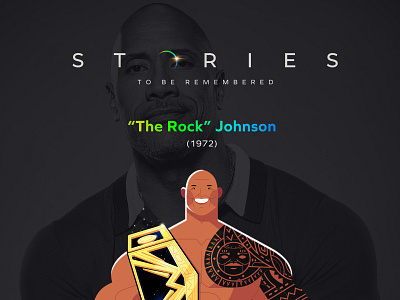 Stories - "The rock" Johnson 2d animation character design concept concept art design illustration shortfilm therock