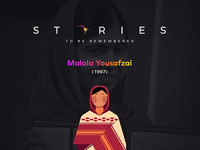 Stories - Malala 2d animation cartoon character character design concept concept art design illustration malala photoshop stories storyteller