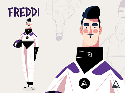 Animagic Crew - Freddi alfredo animation character design concept conceptartist crew illustration illustrator photoshop sketch team