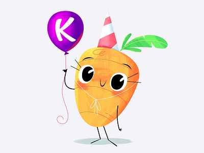 Karen Millan - Clinical Nutritionist 2d animation balloon carrot character design cute illustration lovely motion graphics photoshop