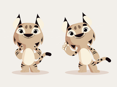 Kinzoo - Bobcat animation character character design concept art design photoshop