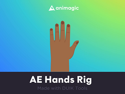 Hand AE Rig 2d animation character mograph motion graphics rig
