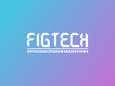 FigTech - Logo/type custom font figtech logo type