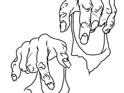 Zombie Hands hands sketch zombie