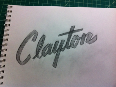 Middle Name a go lettering practice to ways