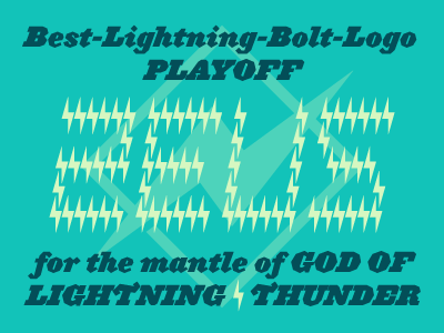 Best Lightning Bolt Logo Playoff