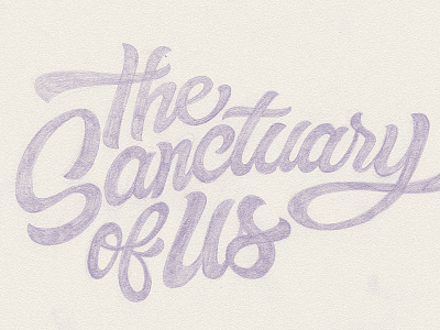 Medi "The Sanctuary Of Us" album artwork bold boldatwork lettering medi typography