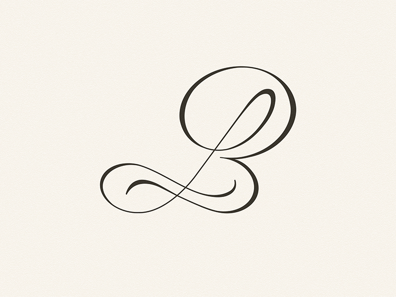 Lb Monogram By Boldatwork On Dribbble 8481