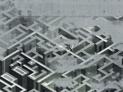 Build & Destroy... boldatwork labyrinth mosaert pattern stromae