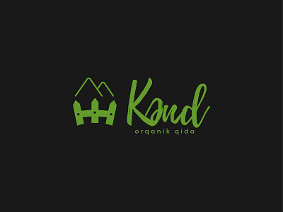 Kend organic food logo design