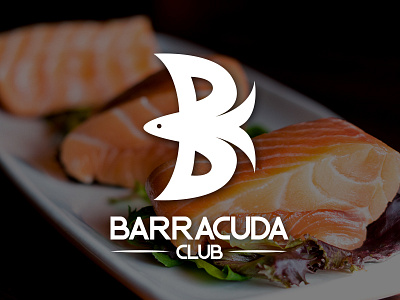 Barracuda Club club design dishes fish logo