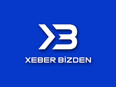 Xeber Bizden b design logo news x xeber