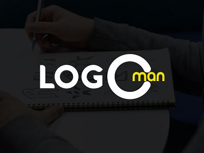 Logoman art creative design draw logo logoman minimalism