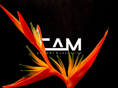 Cam Perfume art cam cosmetics design flower logo logotype perfume