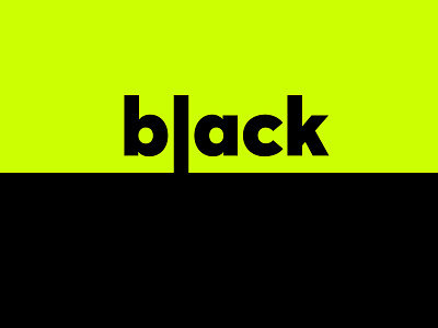 Black black colours yellow