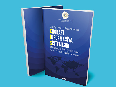 GİS_book_cover design azerbaijan book bookdesign cover coverdesign creative geography gis graphic design illustration vector