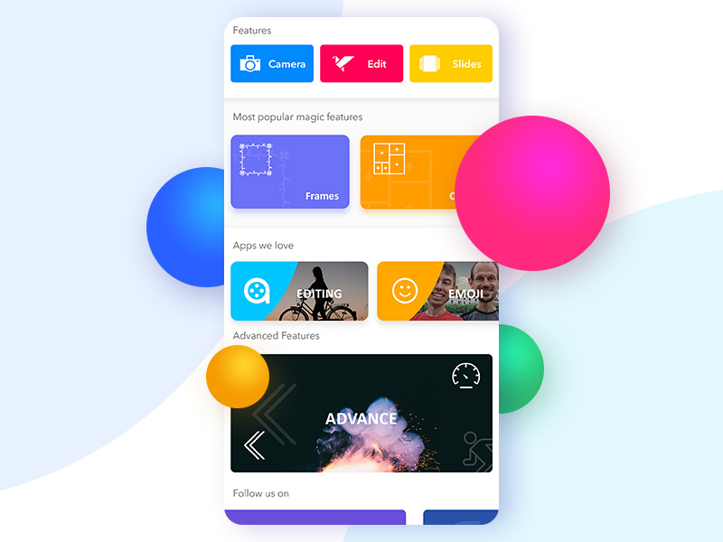 Video Editor Main page Ui by jagmeet bizra on Dribbble