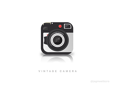 Vintage Camera App icon app apple application camera clean design icon ios iphone logo mobile vintage