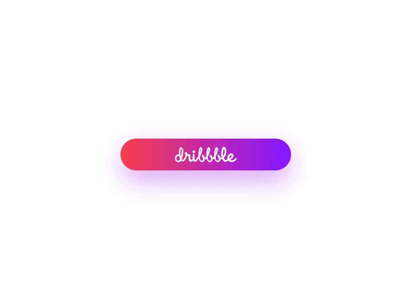 Dribbble Button animated animation button clean colors dribbble gradients press shadow shot