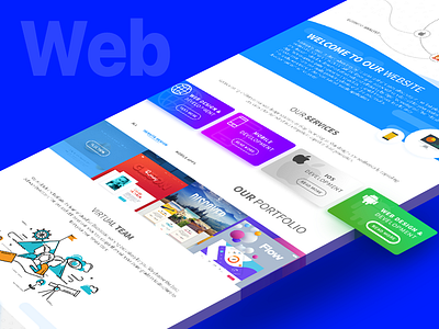 #Concept Web Page colors combination design new photoshop slider ui ux web website