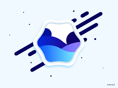 Star Logo background blue clean color combination design hire icon illustration logo star ui