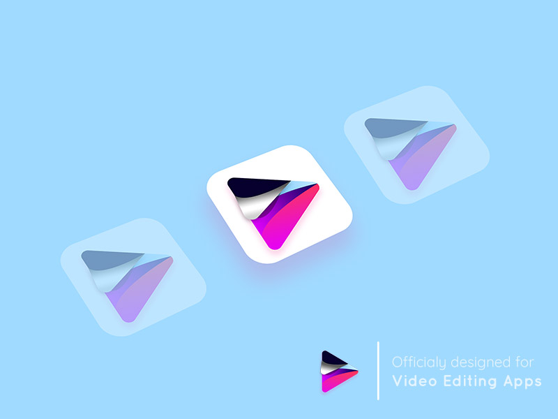 Video Editing App Icon by jagmeet bizra on Dribbble