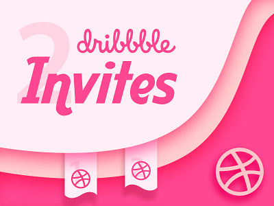 2invites 2invites branding card color design dribbble dribbble invite dribbble invites invitation invitations invite ui ux vector